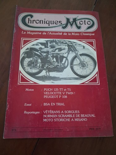 Chroniques moto 3 - moto, n°