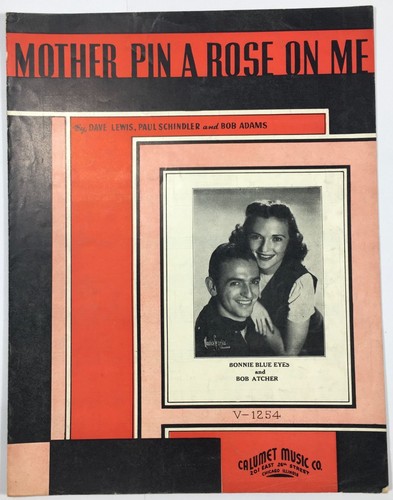 1940 sheet music - sheet, a