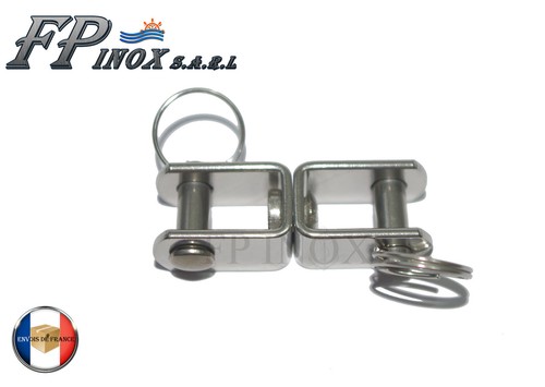 Emerillon inox avec - emerillon, goupille