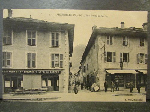Cpa aiguebelle rue sainte - cpa,