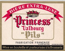 Etiquette de bière - Br de la Vanne - Arcueil - Princess Valbourg Pils 01