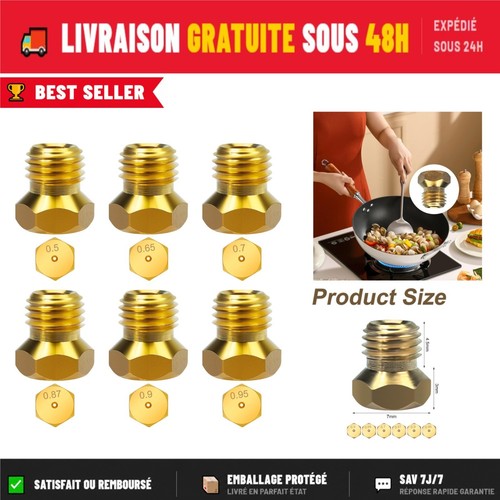Gicleurs gaz butane universels - gicleurs,