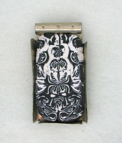 Shadowbox black white tribal - shadowbox,