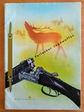 Rare Ferlacher Jagdwaffen Vintage 50’s gun catalog Not a reprint, 80 pages