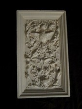 XIX ANCIEN BAS RELIEF EN STUC 