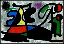 Joan MIRO : Composition abstraite V, Lithographie 1970