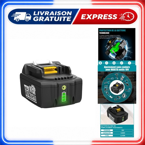 Batterie 18v 5ah - 5,5ah, li-ion