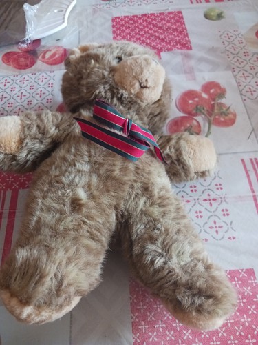 Ourson peluche avec - en, nœud