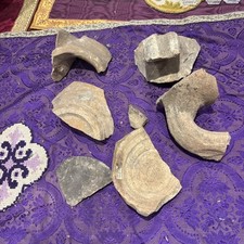 ancien lot de tessons poteries romaines antiques terre cuite terra cota pottery