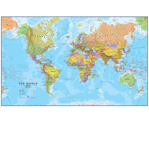 Grande carte monde - grande,