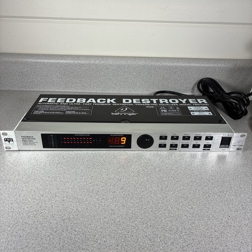 Behringer feedback destroyer - feedback,