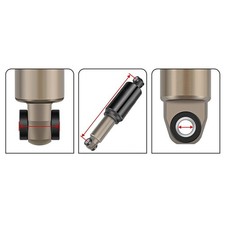 Amortisseur VTT système hydraulique 150mm pour un meilleur contrôle