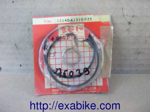 Segments pour suzuki 125 - rm,