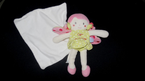 Doudou plat fille - plat, poupée