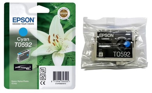 Original epson t0592 cyan lys - t0592,