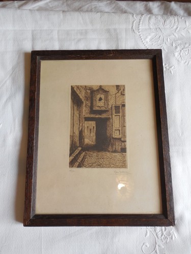 Ancienne gravure encadrée