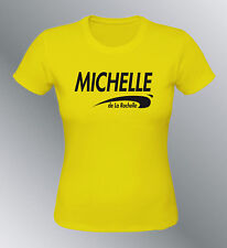 Tee shirt personnalise Brice de Nice S M L XL femme prenom ville au choix yellow