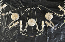 LOT DE 3 APPLIQUES DOUBLE MURALE STYLE BOUGEOIRE DE LA MARQUE MASSIVE