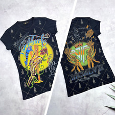 T-shirt Christian Audigier Celebrate Life Ed Hardy Style femmes / Ladies tail...