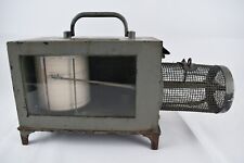 ANCIEN THERMOMETRE ENREGISTREUR A ROULEAU CAISSE METAL JULES RICHARD