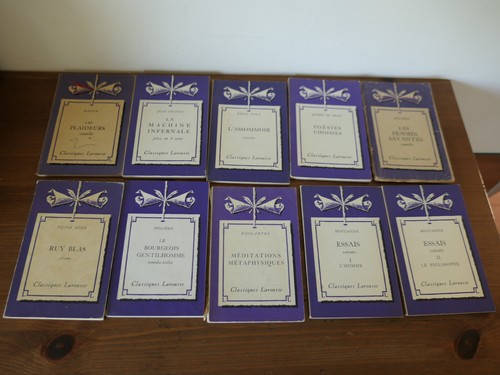 Lot livres classiques - livres,