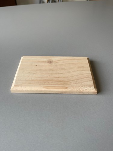 Socle bois brut - en,