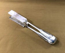 SFAM pince de service à asperges modèle EMPIRE SANS GENE métal argenté 29,5 cm