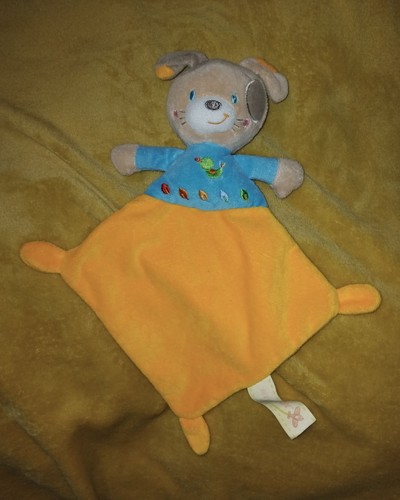 Doudou chien nicotoy jaune - nicotoy,