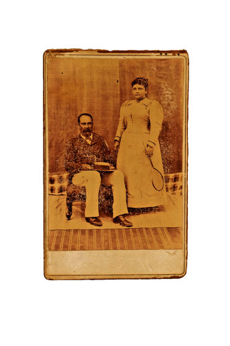 Antique indien couple - indien, photo