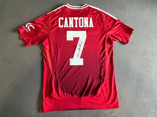 Eric cantona maillot - cantona, signé