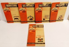 Lot de cinq (5) livres collection livres jaunes N°13, 17, 22, 24 et 25 batiment