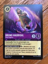 Carte Lorcana TCG - Chapitre 4 - Bruno Madrigal 39/204 Super Rare neuve fFR