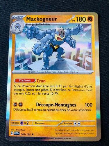 Carte pokémon mackogneur - carte,