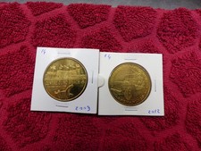  2 jetons touristiques monnaie de paris dept 14