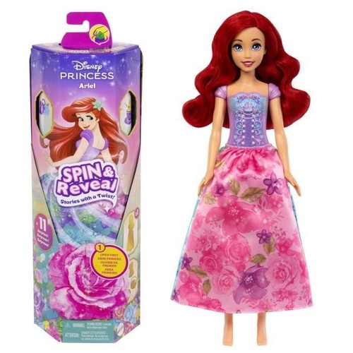 Poupée ariel spin reveal - spin, &