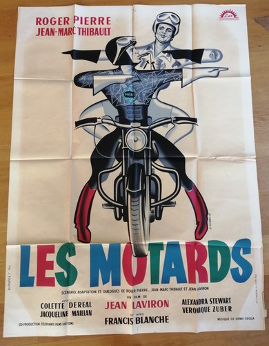 Les motards affiche cinema - affiche,