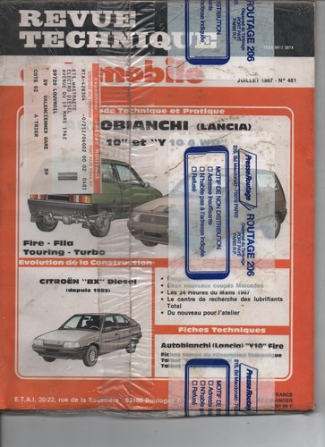 Revue technique autobianchi - revue,