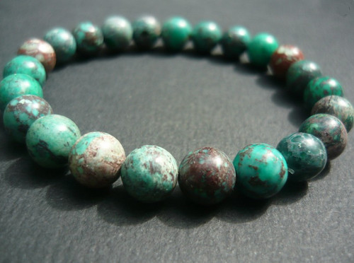 Bracelet perles turquoise - bracelet, de