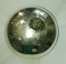 1 boule de pardon ancienne argenté mercurisée en verre églomisé