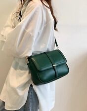 Sac Femme Vert Kaki A Bandoulière A Rabat En Simili Cuir Zippé
