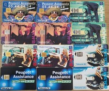 Lot de 12 Télécartes