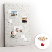 Tableau en liège Mémo pour l'école Pour les notes 80x120 - Lignes d'abstraction