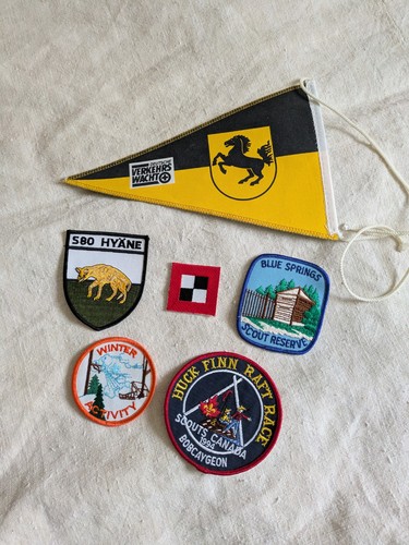 Lot écussons scouts fagnon - écussons,