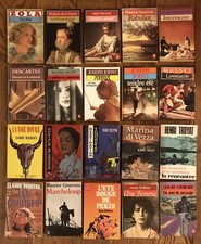 Lot 20 livres anciens  édition Le Livre de poche  Zola, Troyat  ... 