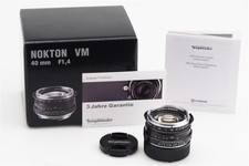 Voigtländer Nokton 1.4/40Mm S.C. VM Classique Pour Leitz / Leica