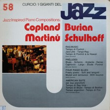 Disque vinyle Copland* / Burian* / Martinů* / Schulhoff* I Gi LP Comp 052