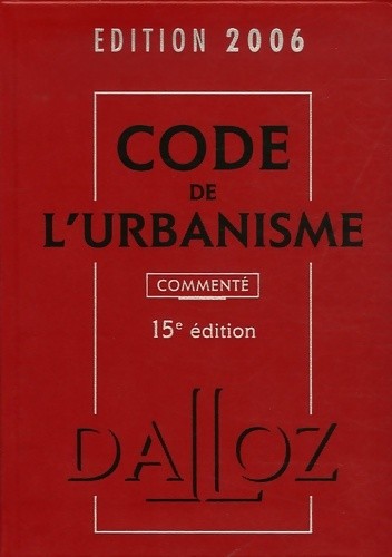 Code urbanisme - code, de