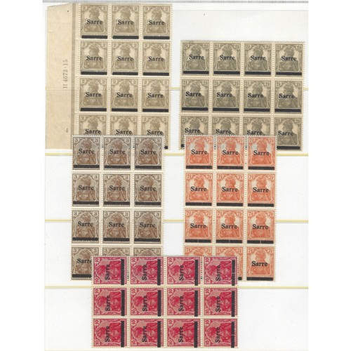 Sarre sélection timbres - de,