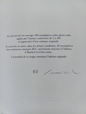 DAUDET ; SAMIVEL. Tartarin sur les Alpes. Numéroté. Estampe originale signée.