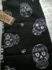 Foulard Chèche Von Dutch tete de mort mexicain Tatouage Skull Kustom  harley HD